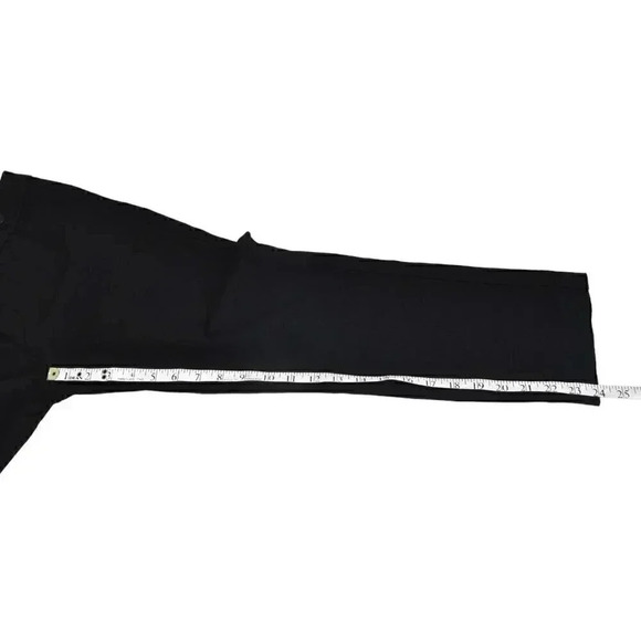 Banana Republic Factory Crop Ryan  Black Straight Leg Pant Size 10 - Picture 9 of 10